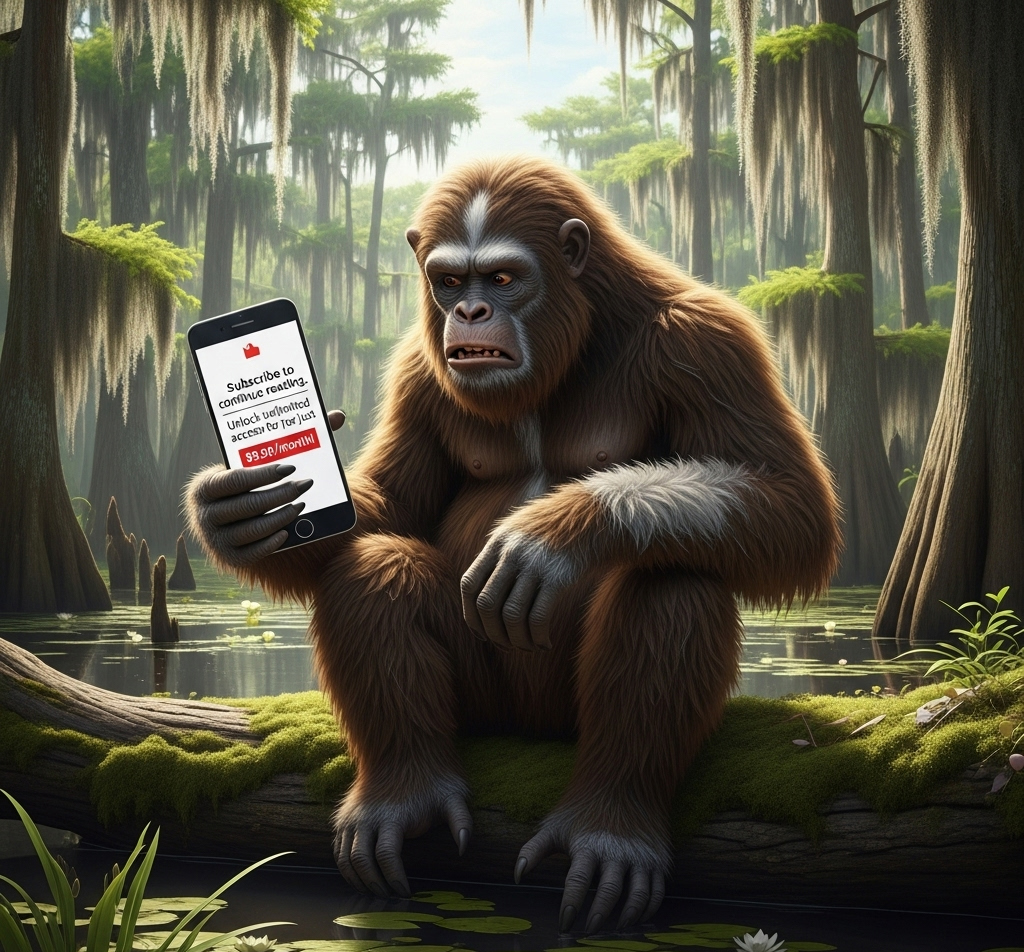 Monty’s Message in the Mangroves: A Paywalled Plea to a Hairy Influencer